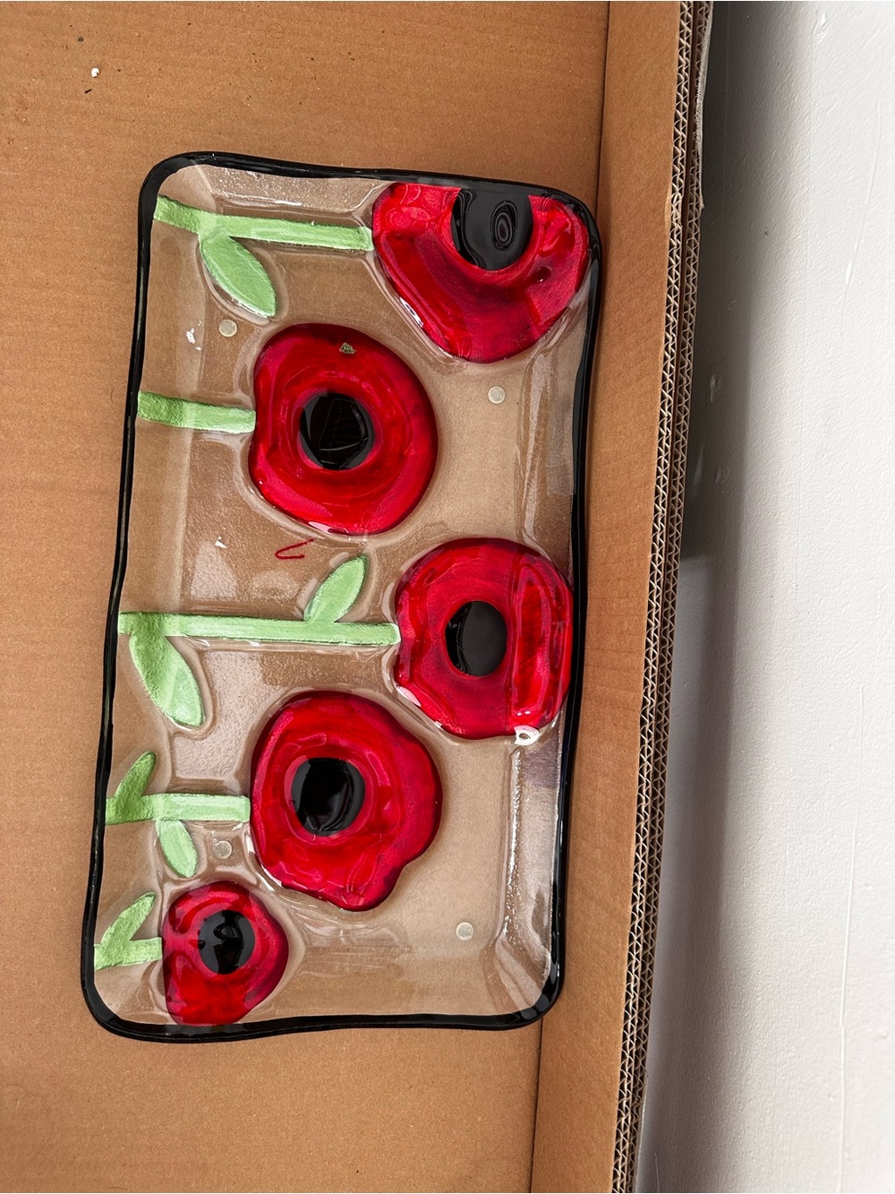 Silvestri Pink Poppy Platter